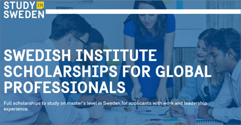 Swedish Institute Scholarships 2023-2024 | Fully Funded | Study In ...