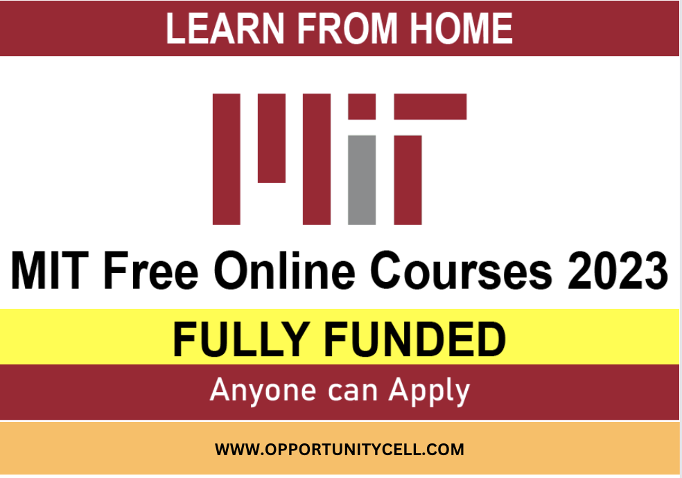 MIT Free Online Courses 2023-2024 | Learn From Home & Get Certificates ...